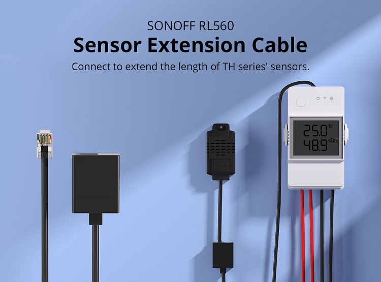 SONOFF RL560 išmanių jutiklių kabelis, 5m