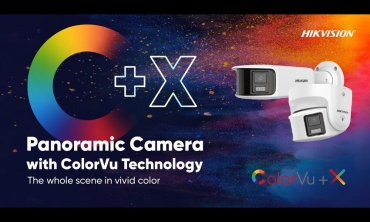 Hikvision išleidžia panoraminių kamerų asortimentą su ColorVu, suteikiančiu platų matymo lauką ir ryškias spalvas