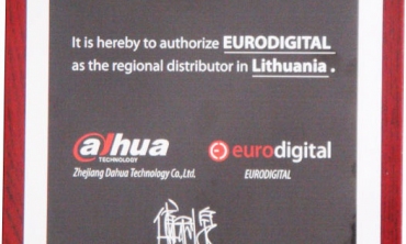 Oficialus DAHUA atstovas Lietuvoje EURODIGITAL