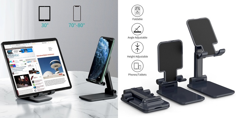 Phone / Tablet Mount CHOETECH, Foldable, Black